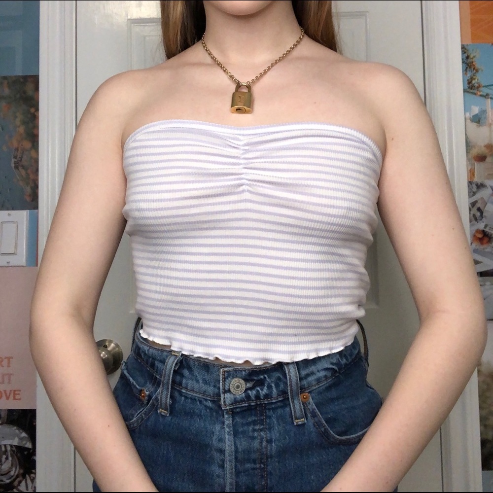 Pacsun striped tube top